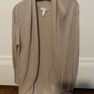 Leith ribbed shawl cocoon sweater